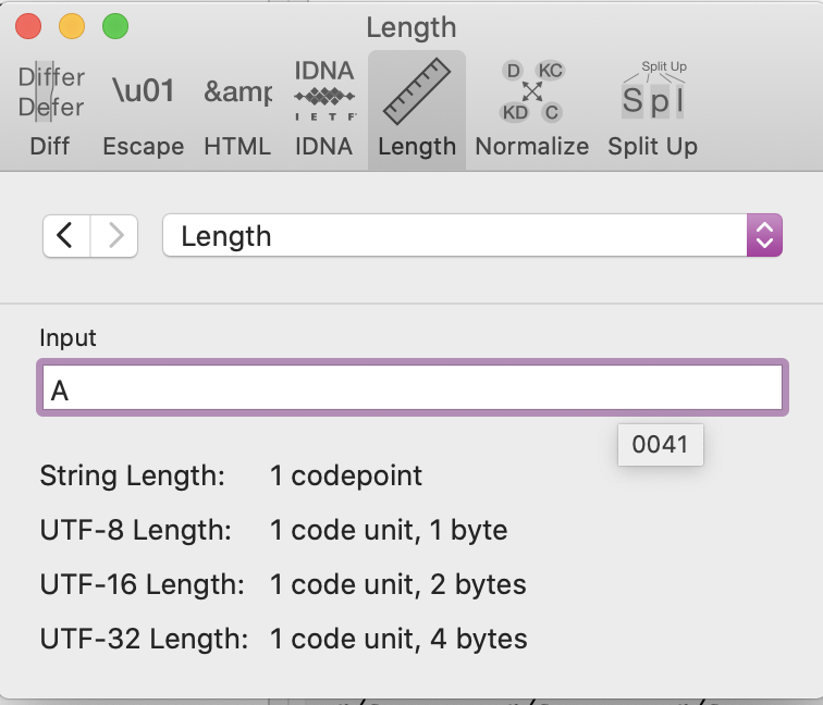 Code lengths in Unicode and in UTFs