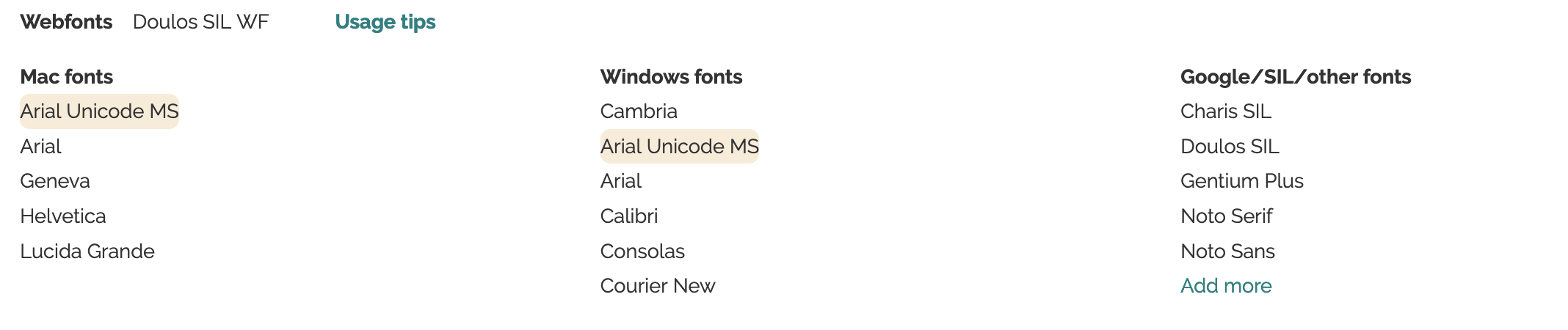 IPA-compatible fonts (source: r12a)